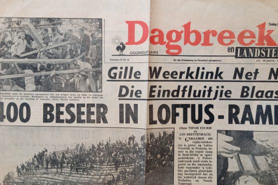 TIENIE FOURIE: VAN RUGBYTOERE TOT ‘N GESPREK MET MUGABE, DIPLOMASIE EN CHINA