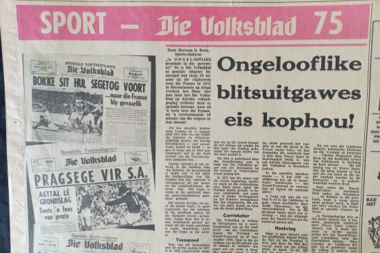 HERMAN LE ROUX: ‘N LEEFTYD SE LIEFDE VIR SPORTJOERNALISTIEK