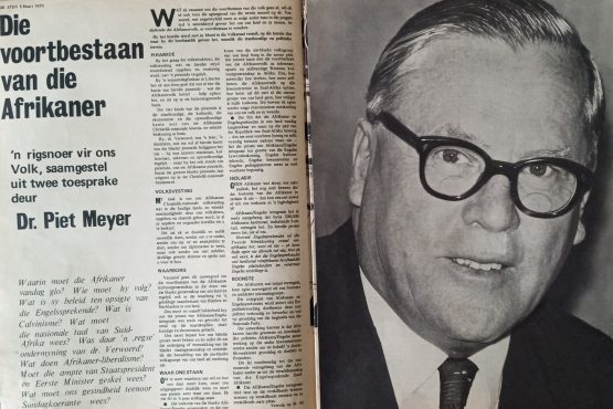 DR PIET MEYER — STERKMAN BY DIE SAUK IN APARTHEIDSERA