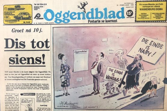 THYS HUMAN — KONSERWATIEWE STEM BY ‘OGGENDBLAD’