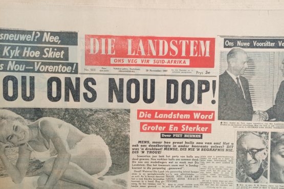 ‘DIE LANDSTEM’ KON DEEL VAN ‘SUNDAY TIMES’ GEWEES HET