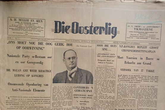 OTTO DU PLESSIS — ‘DIE OOSTERLIG’ SE EERSTE REDAKTEUR